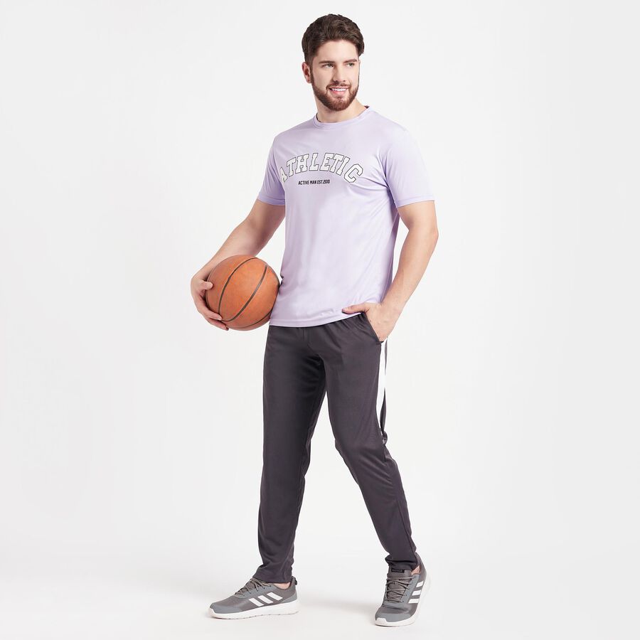 Solid Track Pants, Slate Grey, large image number null