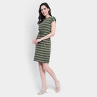 Stripes Dress, Olive, small image number null