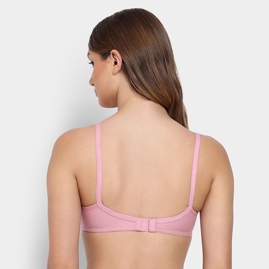 Ladies' Non-Padded Bra, हल्का गुलाबी, large