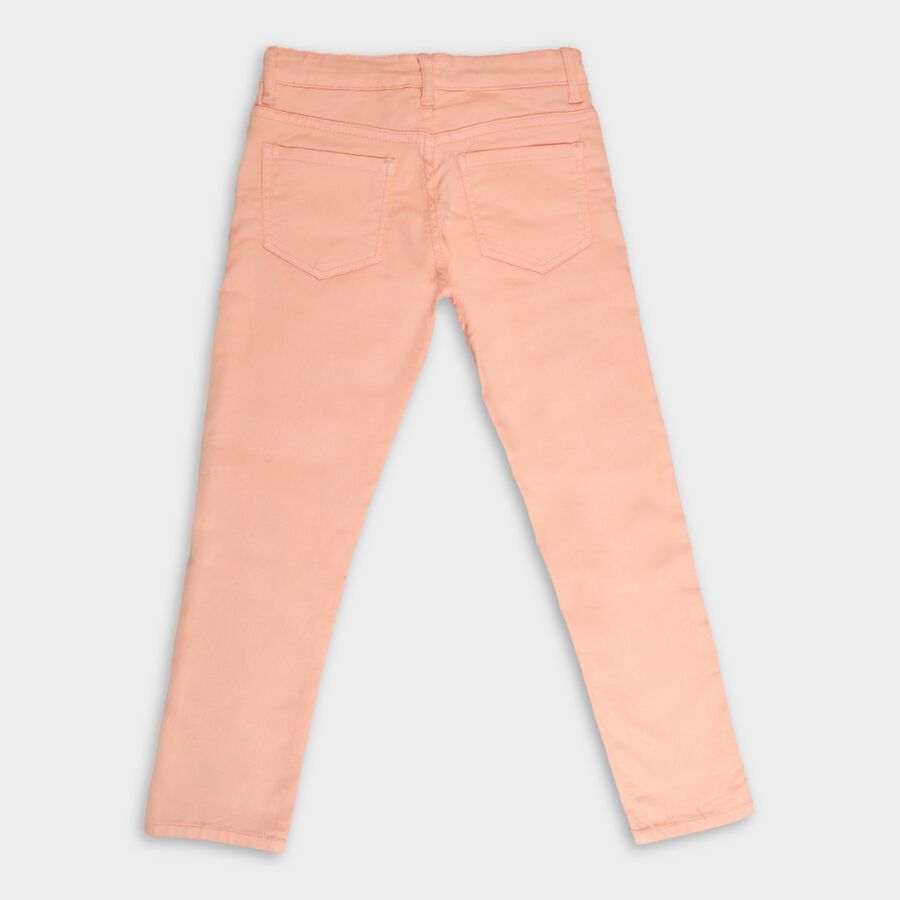 Girls' Jeans, Peach, large image number null