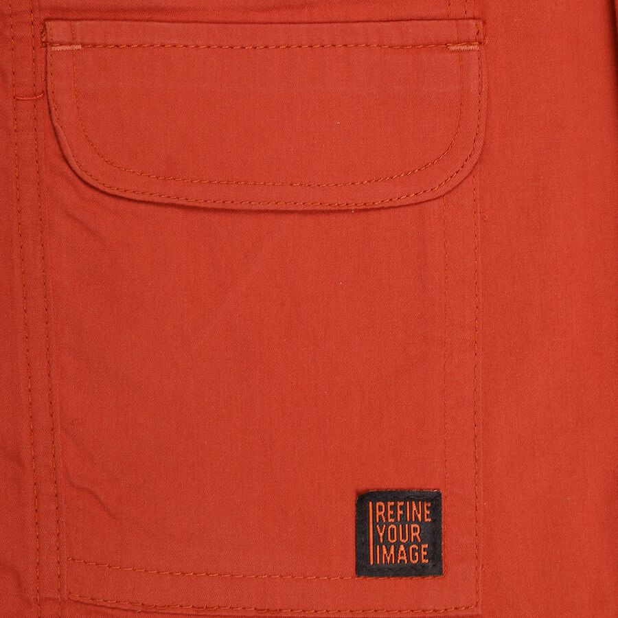 Boys' 100% Cotton Cargo Jamaican, Rust, large image number null