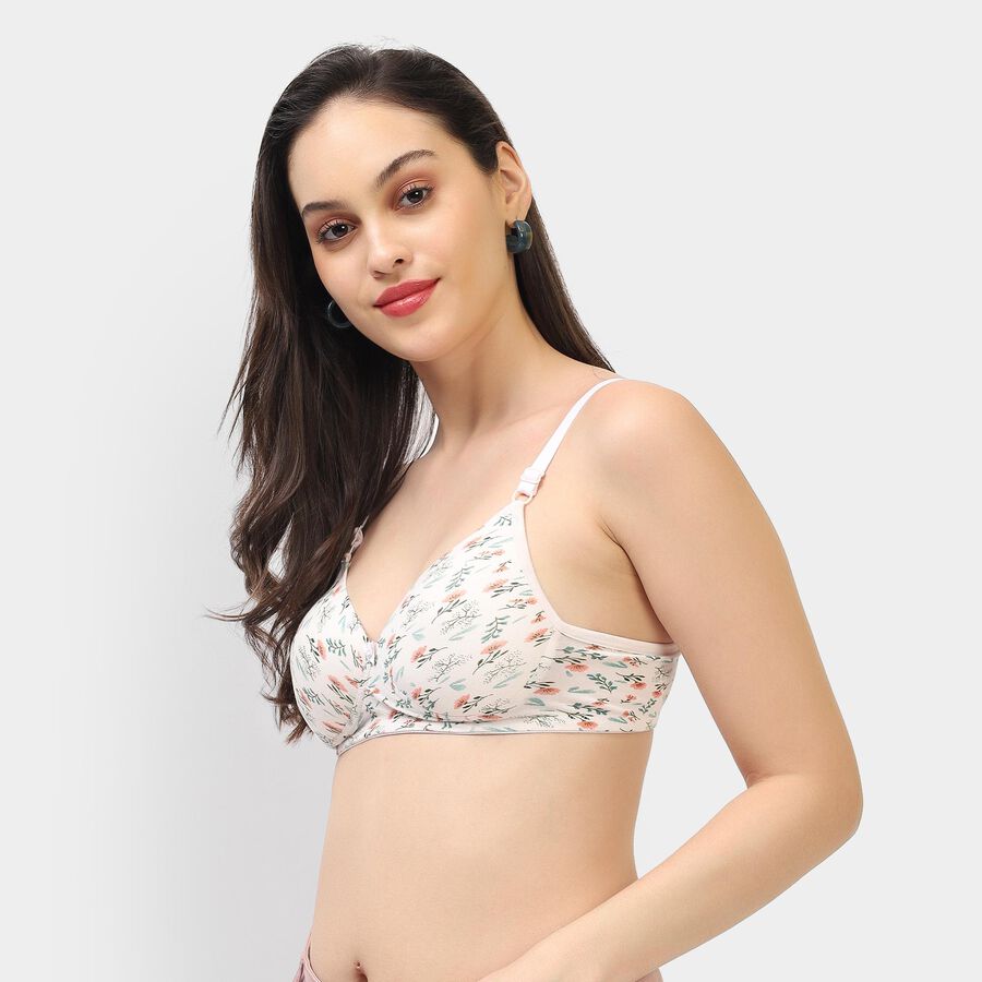Ladies' Bra , Off White, large image number null