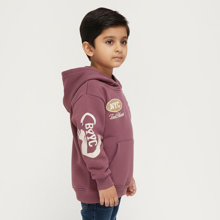 Boys' Sweatshirt, गुलाबी, large image number null
