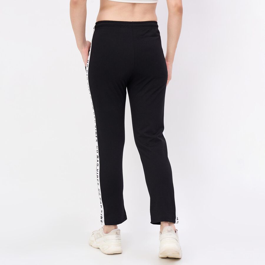 Ladies' Track Pants, काला, large