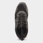 Men's Dark Charcoal Grey Lace-Up Casual Shoes, Grey, small