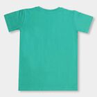 Boys' 100% Cotton Half Sleeves T-Shirt , Dark Green, small image number null