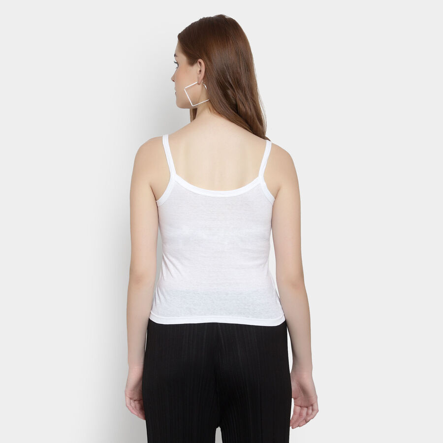 Cotton Solid Slips, White, large image number null