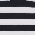 Boys' Deep Midnight Navy Crew Neck Casual T-Shirt, Navy Blue, small image number null