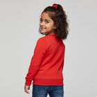 Girls' Sweatshirt, Red, small image number null