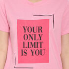 Round Neck T-Shirt, Pink, small image number null