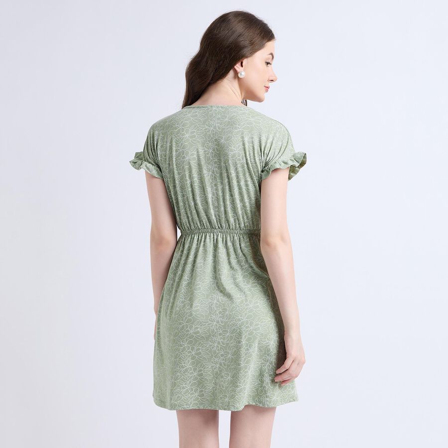 Ladies' Dress , हल्का हरा, large image number null