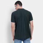 Men's Dark Forest Green Polo Neck T-Shirt, Dark Green, small image number null