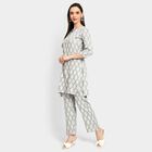Ladies' Ethnic Set, Light Grey, small image number null