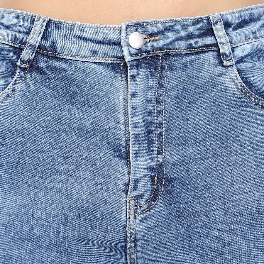Ladies' Jeans , मध्यम नीला, large image number null