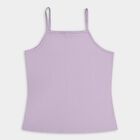 Girls' 100% Cotton Vest (Pack of 2), लाइलेक, small image number null