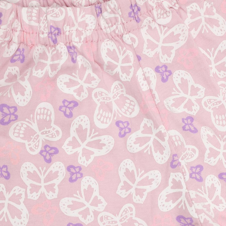 Infant Girls' 100% Cotton Short Set , Lilac, large