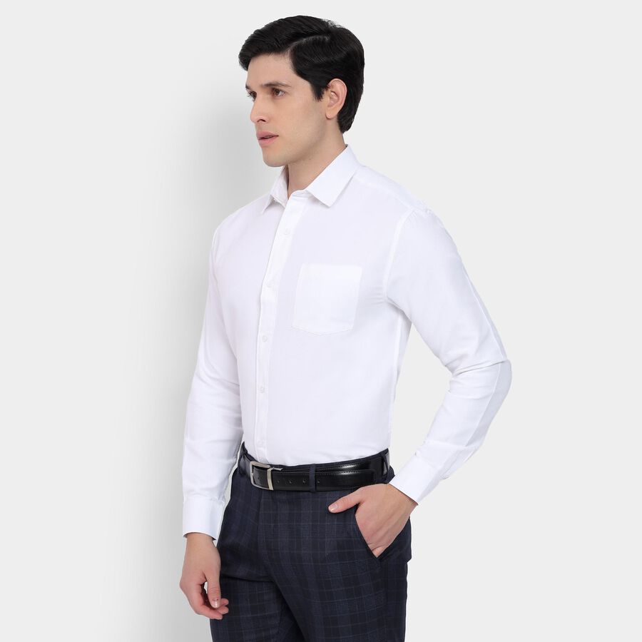 Men's Formal Shirt, सफ़ेद, large image number null