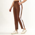 Ladies' Track Pants, Brown, small