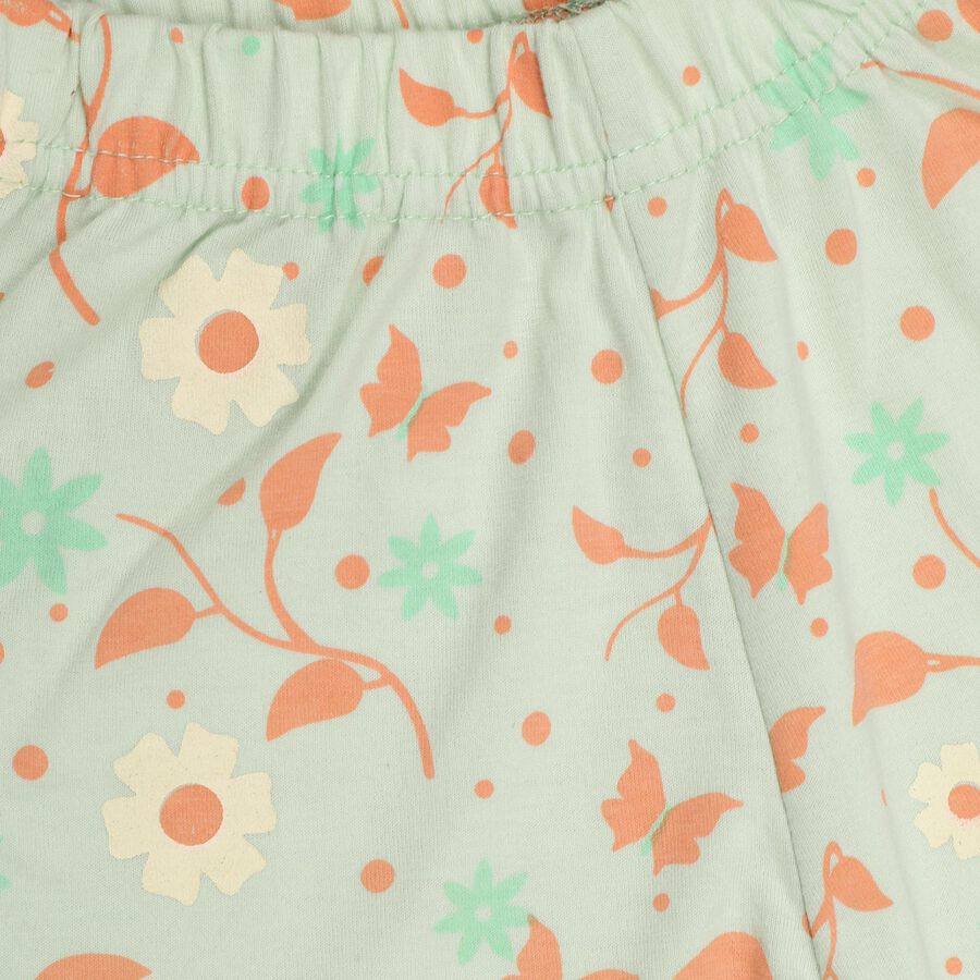Girls' Night Suit , पीच, large image number null