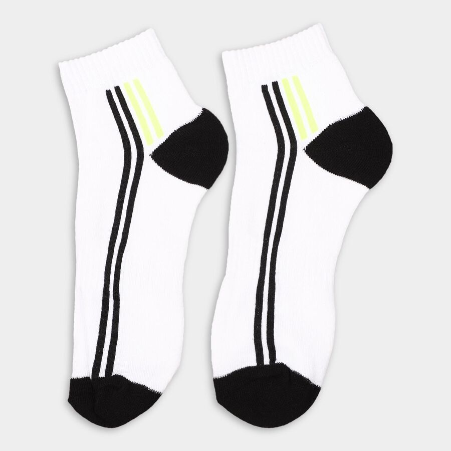 Men's Socks (Pack of 2), Black, large image number null