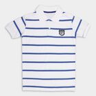 Boys' Half Sleeves T-Shirt , White, small image number null