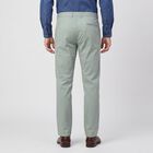 Men's Aqua Flat Front Trousers, एक्वा, small