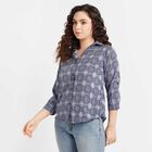 Checks Shirt, Navy Blue, small image number null