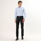Men's Slim Fit Formal Trousers, Black, small image number null