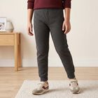 Boys' Charcoal Long Johns Thermal, Charcoal, small
