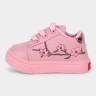 Girls Soft Baby Pink Lace-Up Casual Shoes, गुलाबी, small image number null