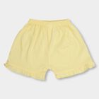 Infants' 100% Cotton Half Pant , हल्का नीला, small