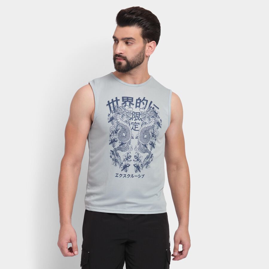 Men's T-Shirt, Light Grey, large