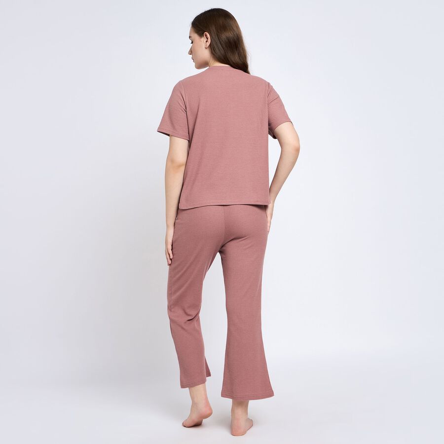 Ladies' Night Suit, हल्का गुलाबी, large image number null