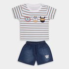 Infant Boys' 100% Cotton Baba Suit , सफ़ेद, small image number null