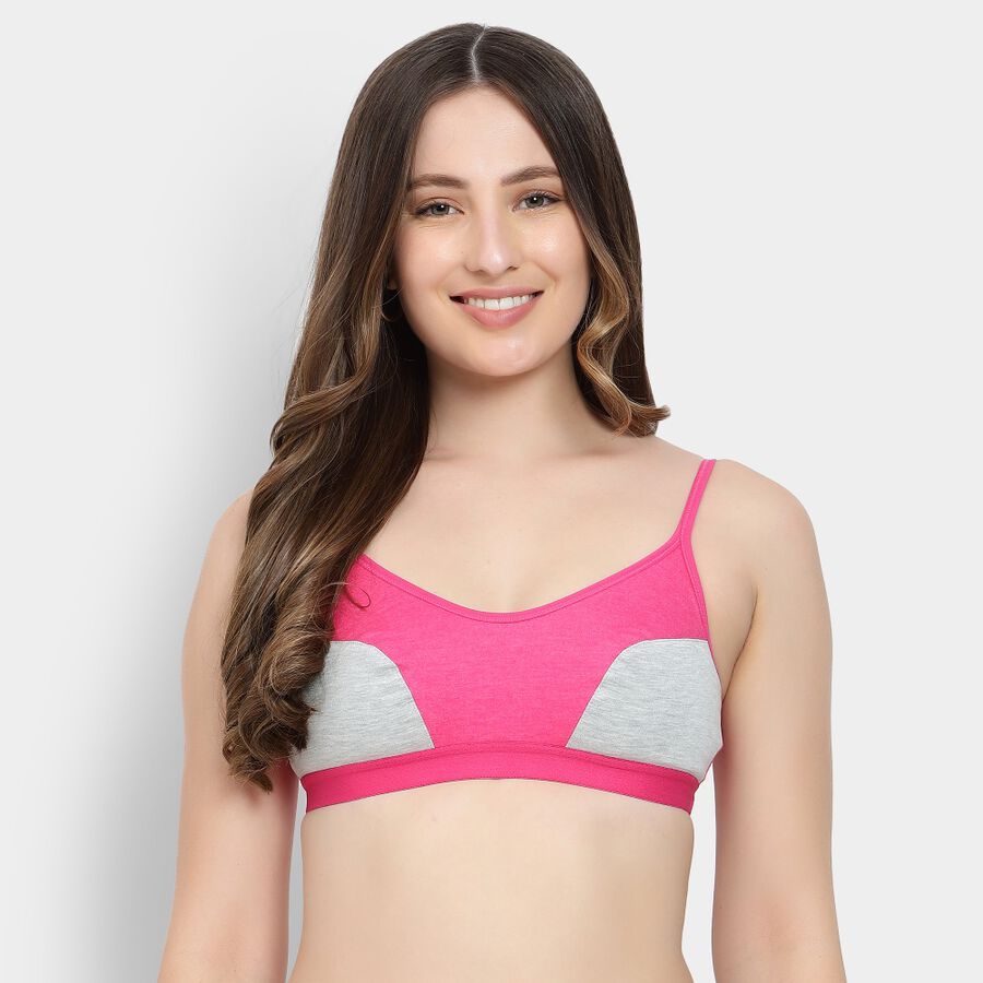 Ladies' Non-Padded Bra, Fuchsia, large image number null