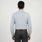 Men Blue Classic Formal Shirt, Mid Blue, small