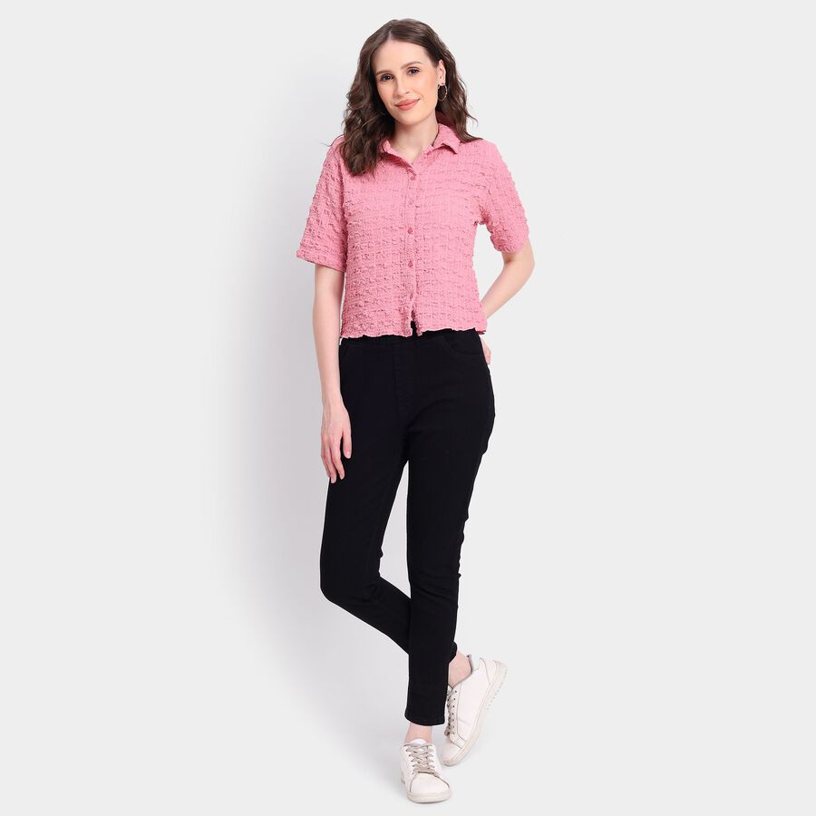 Ladies' Shirt, गुलाबी, large image number null