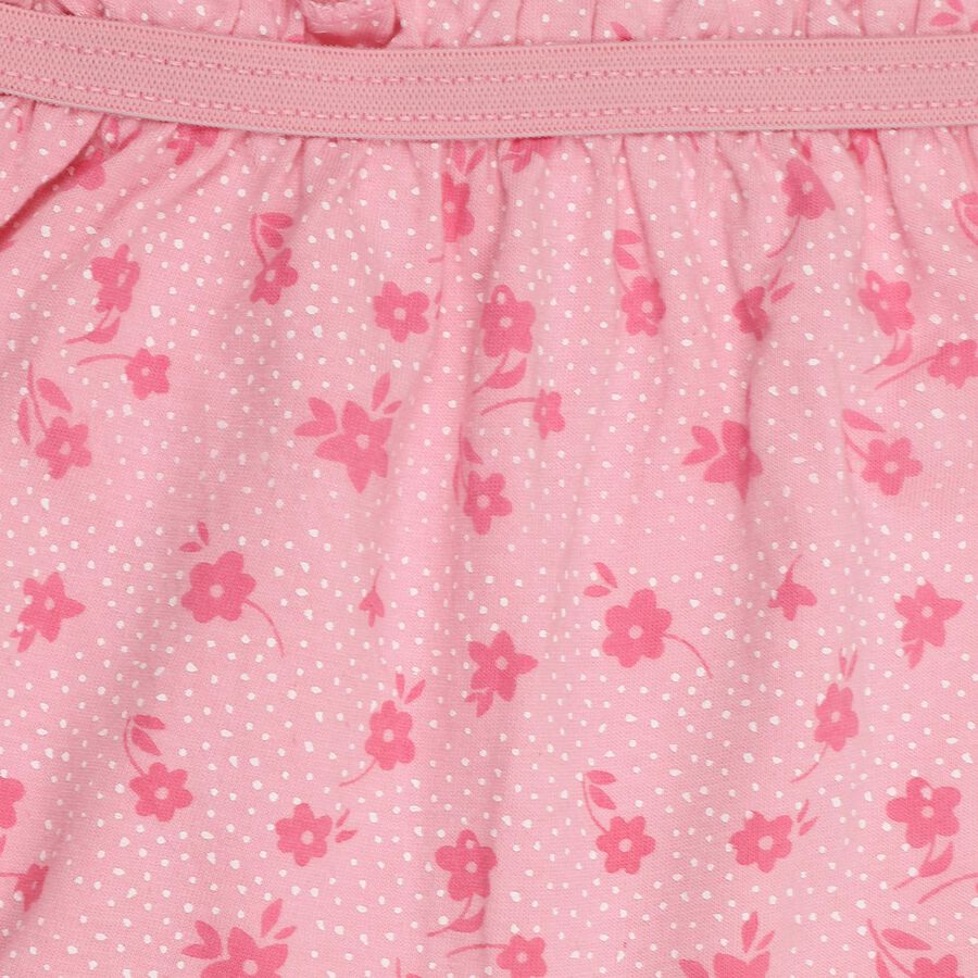 Girls' 100% Cotton Bloomer , गुलाबी, large image number null