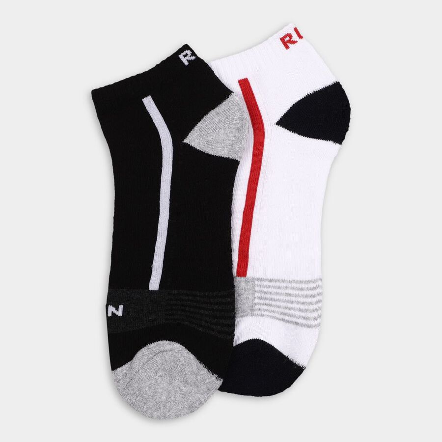 Men's Socks (Pack of 2), White, large