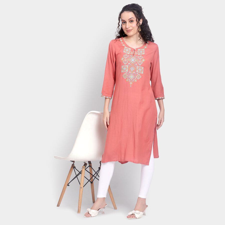 Ladies' Kurta , Pink, large image number null