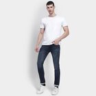 Men's Slim Fit Jeans, गहरा नीला, small image number null