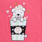 Girls' T-Shirt, गुलाबी, small image number null