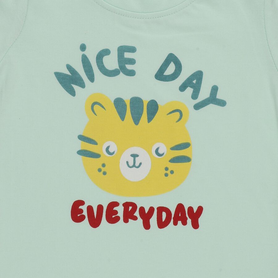 Infants' T-Shirt, Aqua, large