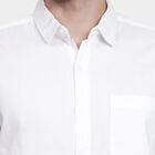 Men's Cotton Casual Shirt, सफ़ेद, small image number null