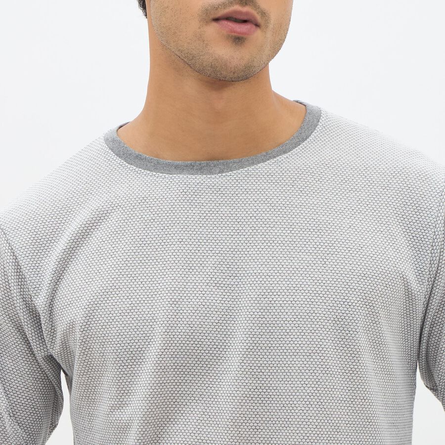 Men's T-Shirt , हल्का ग्रे, large image number null