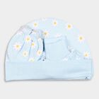 Infants' 100% Cotton Gift Set (Cap, Mittens, Booties), Light Blue, small