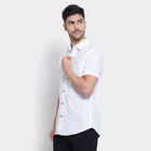 Cotton Solid Casual Shirt, White, small image number null