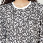 Cotton Printed Round Neck T-Shirt, Charcoal, small image number null