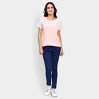 Ladies' Round Neck T-Shirt , Peach, small image number null