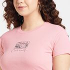 Round Neck T-Shirt, Pink, small image number null